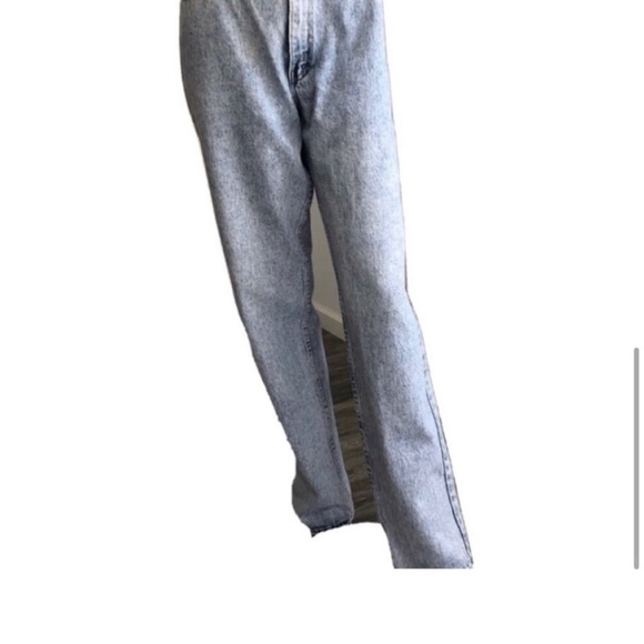 Vintage LEVI’S 550 raw hem on waist high waist jeans blue - Picture 7 of 16